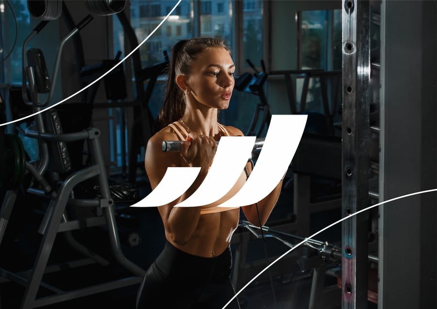 Área de musculação do Team Fit Club